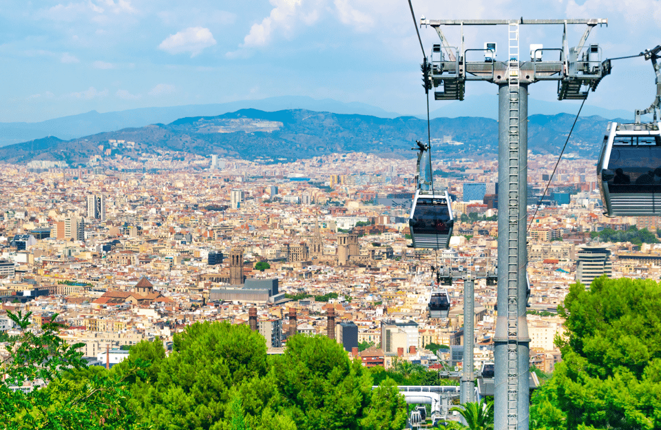 Barcelona: Montjuïc Cable Car Ticket With Audio Guide - Experience Duration and Group Size