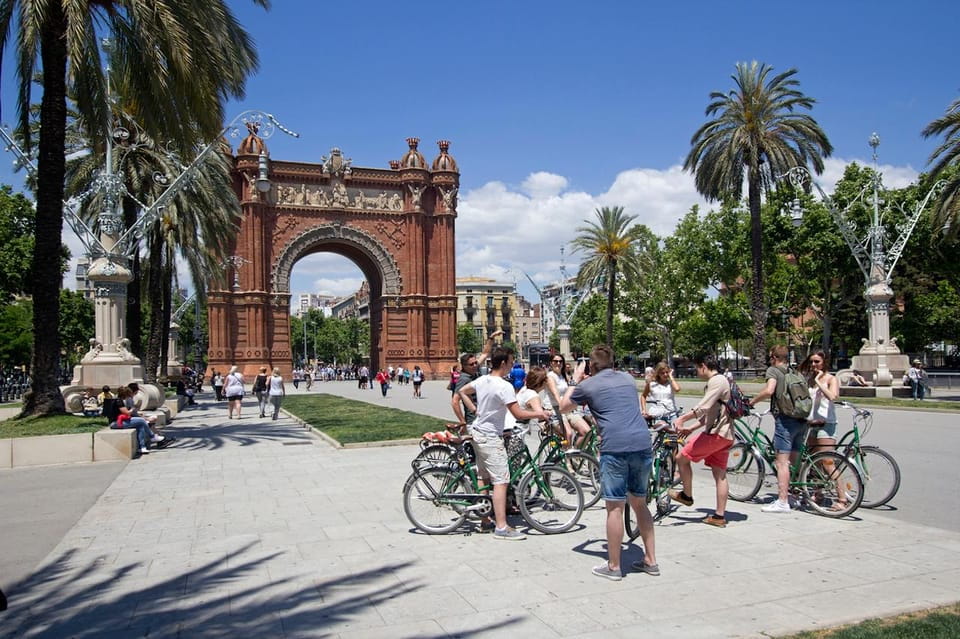 Barcelona: Private Highlights and Gaudis Art Bike Tour - Gaudis Modernist Masterpieces