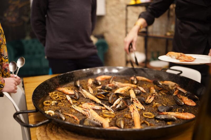 Barcelona: Seafood Paella Cooking Class & Boqueria market - Tasting and Sipping: Savoring Your Creations