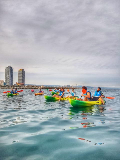 Barcelona: Skyline Kayaking Coupled With Delicious Tapas - Kayaking Exploration