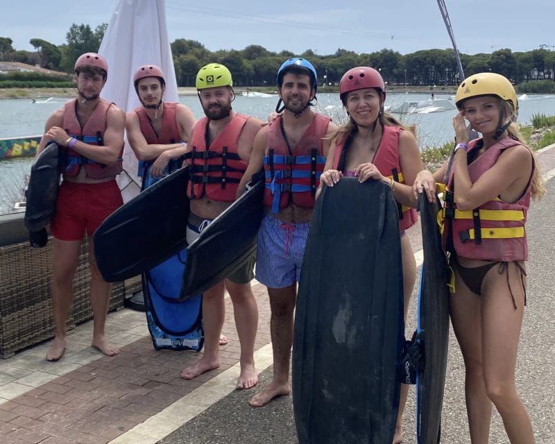 Barcelona: Wakepark Activity With Minibus Transport - Location and Duration