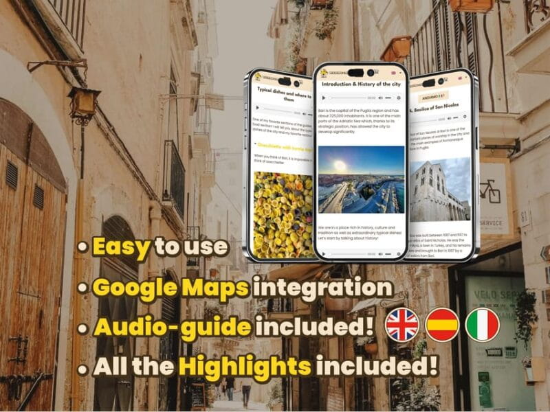 Bari: Digital guide made with a Local for your tour - A Personal Touch to Exploring Bari: Digital Guide Made with a Local