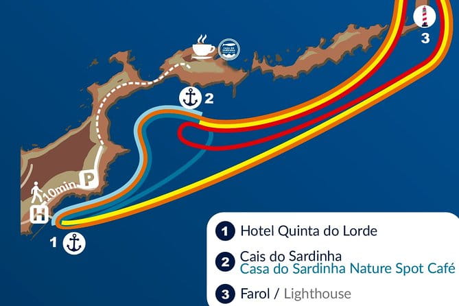 Basic Tour 1 - Cais do Sardinha to Quinta do Lorde (one way) - Introduction to the Basic Tour from Cais do Sardinha to Quinta do Lorde