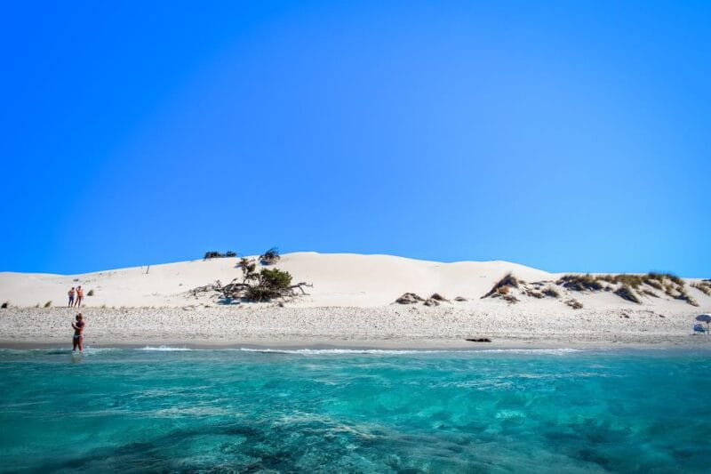 Beach Tour Porto Pino & Piscinnì from Cagliari - Beach Time at Is Arenas Biancas