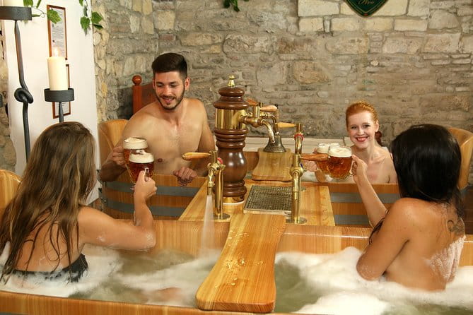 Beer Bath with Unlimited beer! - The Sum Up
