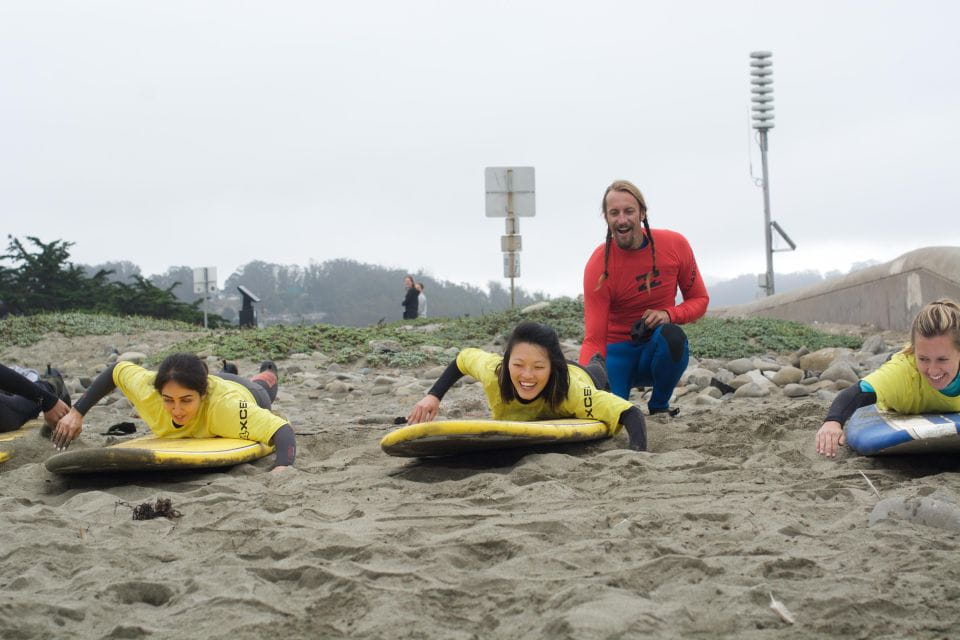 Beginner Surfing Lesson - Pacifica or Santa Cruz - Instruction and Experience