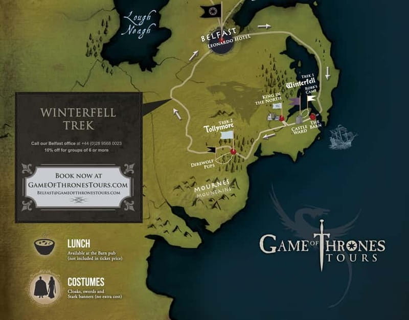 Belfast: Game of Thrones Winterfell Locations Tour - Exploring the Reality Behind the Series: A Day in Westeros