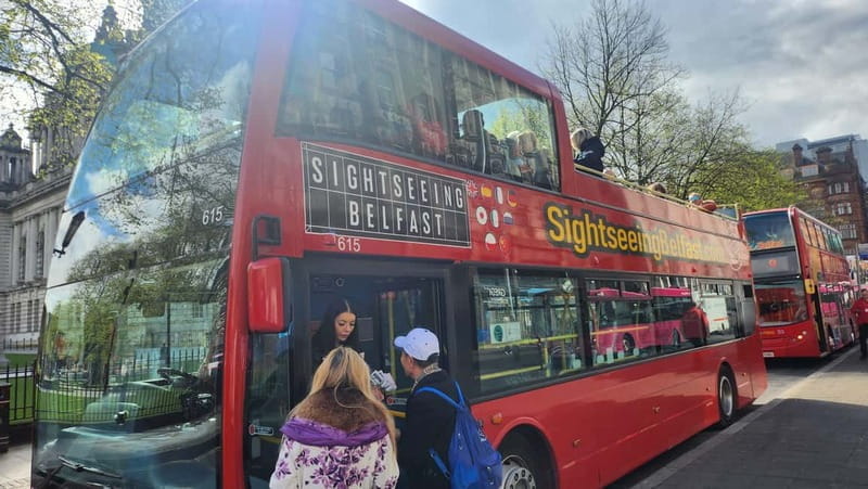 Belfast: Hop-On Hop-Off Belfast Open Top Bus Tour - In The Sum Up