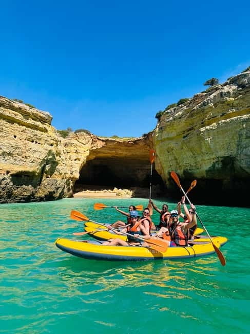 Benagil: Guided Kayak Tour inside caves and Praia da Marinha - FAQ