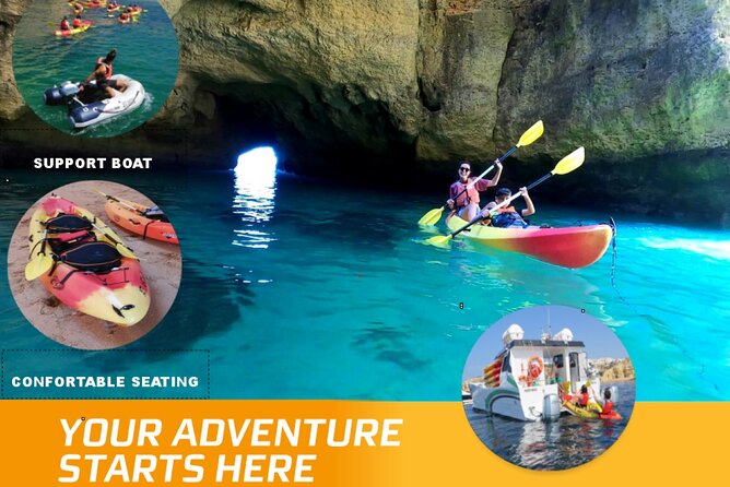 Benagil Kayak Tour On Board a Fantastic Catamaran - Inclusions