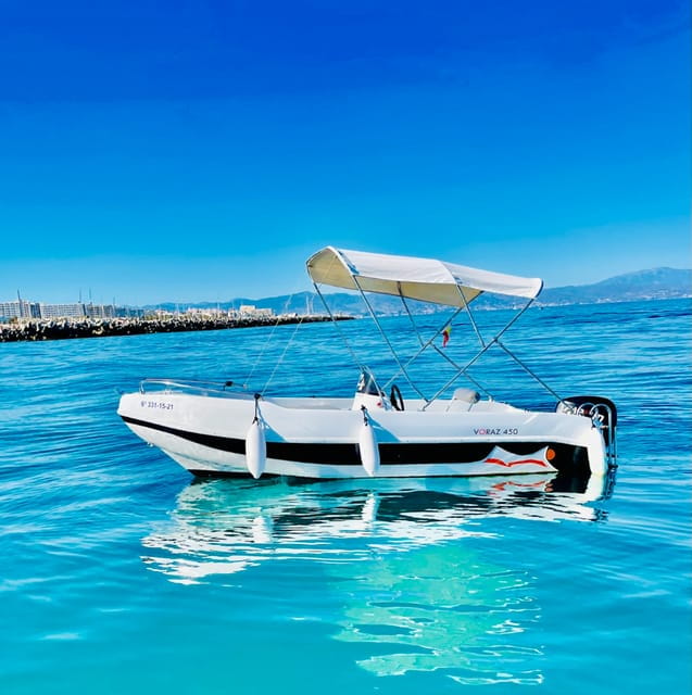 Benalmadena: 6-Seater Speedboat Rental Without a License - Key points / Takeaways