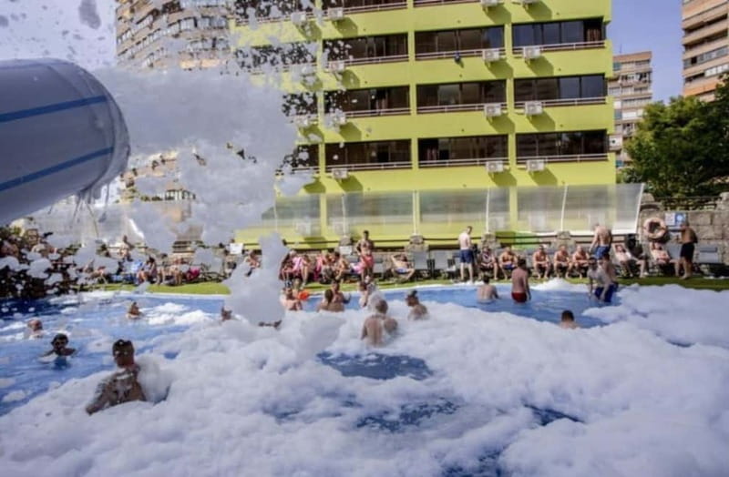 Benidorm Pool Party with DJs, Foam Cannons, & Food - Vibrant Pool Party in Benidorm: A Fun-Filled Day with DJs, Foam, and Food