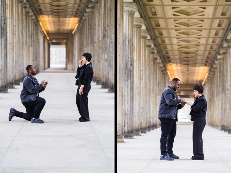 Berlin Love Story: Surprise Proposal Photography Session - Entering The World of Proposal Photography in Berlin