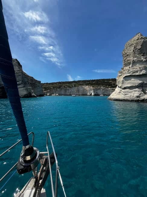 Best of Milos Sailing Trip: Kleftiko, Beaches & Greek Lunch - Navigating the Itinerary