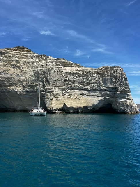 Best of Milos Sailing Trip: Kleftiko, Beaches & Greek Lunch - FAQ