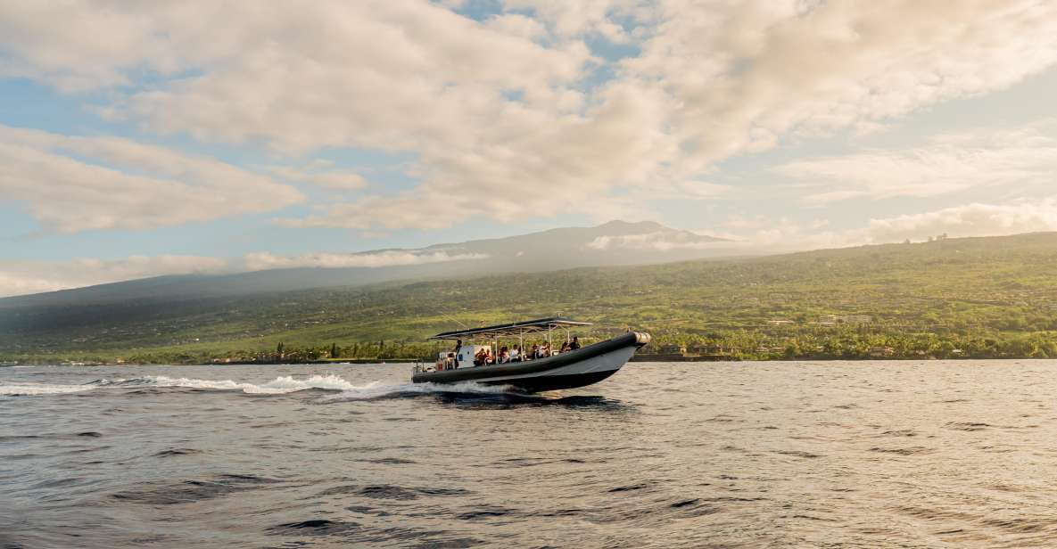 Big Island: Kona Super Raft Sunset Cruise - Dinner Options