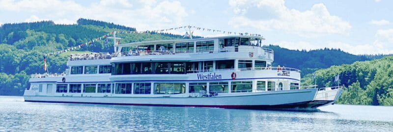 Biggesee: Boat Tour with All-inclusive cake buffet - The Biggeblick Viewing Platform