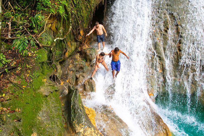 Blue Hole Waterfalls and Rasta Garden From Montego Bay - Transportation and Guide