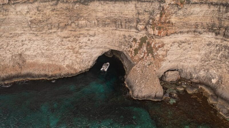 Blue Lagoon, Crystal Lagoon & Comino Caves Private Boat Tour - Comino Caves and Iconic Landmarks