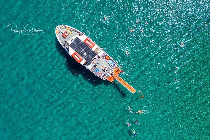 Boat Cruise in Lindos with Swim Stops & Meal Deal - FAQ