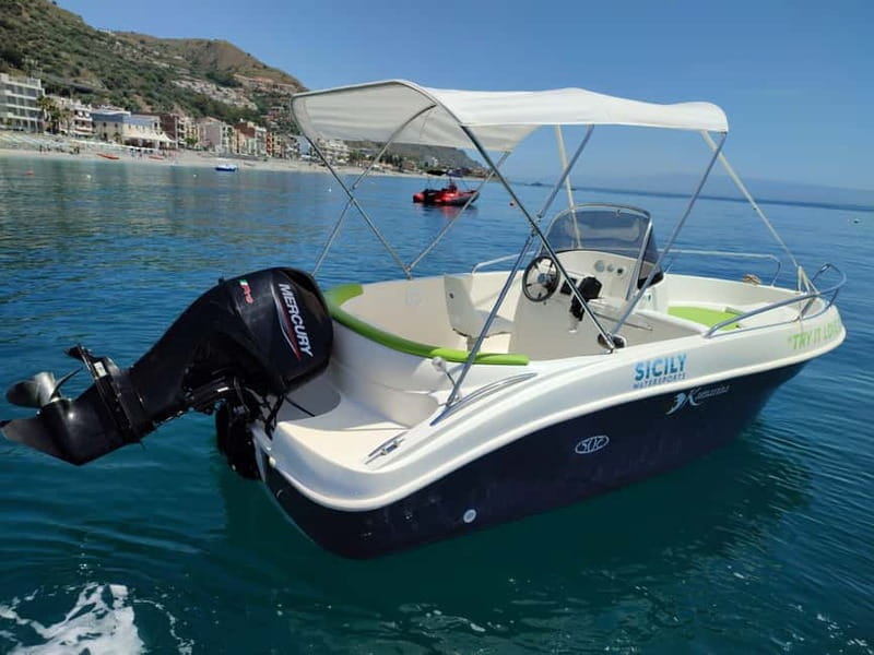 Boat rental without license in Letojanni (Half Day 4h) - Key Points / Takeaways