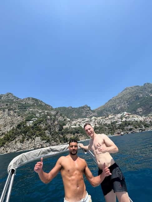 Boat Tour Positano - Capri - Approaching Capri: A Mountainous Dream