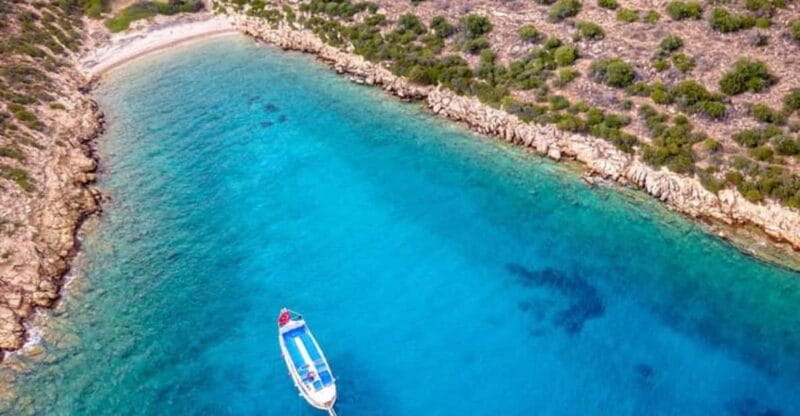 Bodrum Orak Island Boat Cruise with Lunch and Swimming - Key points / Takeaways