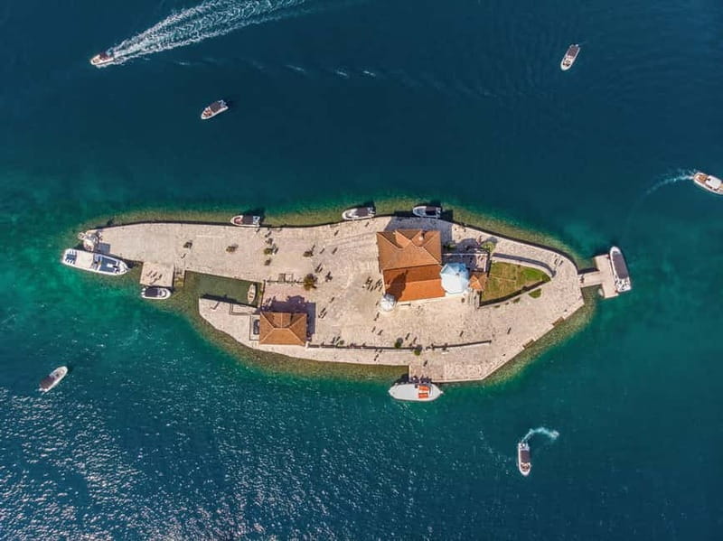 Boka bay/Blue cave speedboat tour for a lifetime memories - First Stop: The Old Submarine Tunnels
