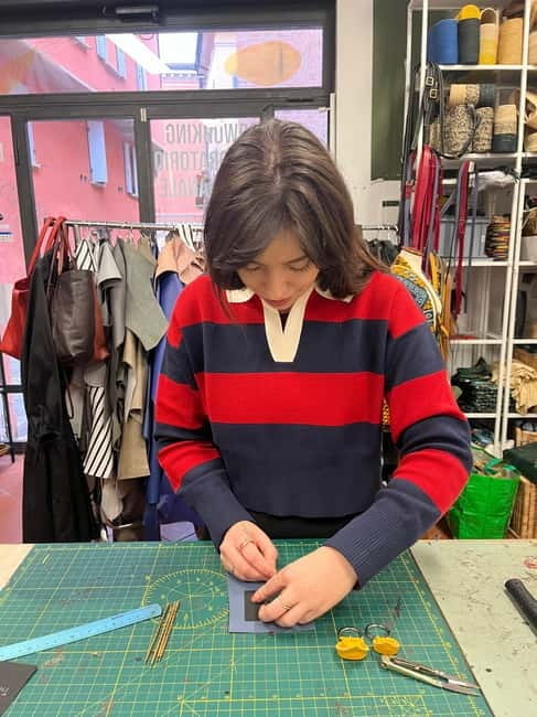 Bologna: Create your own clutch Workshop - Exploring Bologna’s Leather Tradition: An Authentic, Creative Activity