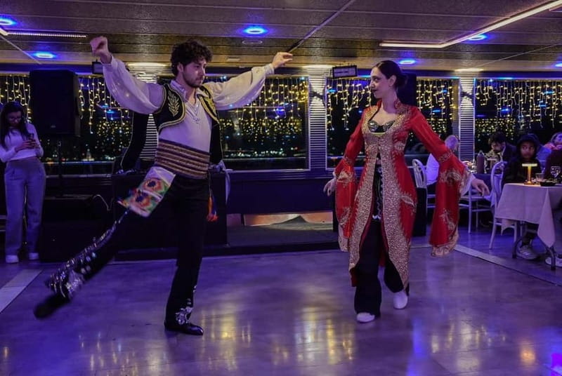Bosphorus Dinner Cruise w/ Unlimited Drinks & Entertainment - Dinner: Turkish Flavors and Buffet Style