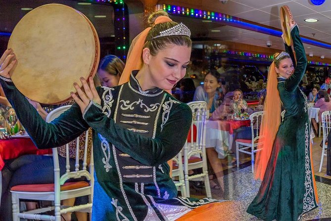 Bosphorus Sightseeing Cruise With Turkish Live Show and Dinner - Onboard Entertainment and Dining