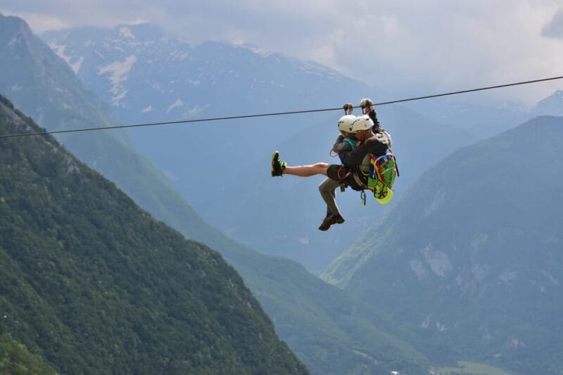 Bovec: Panoramic Zipline Tour - A Thrilling Glimpse of Bovec from the Sky