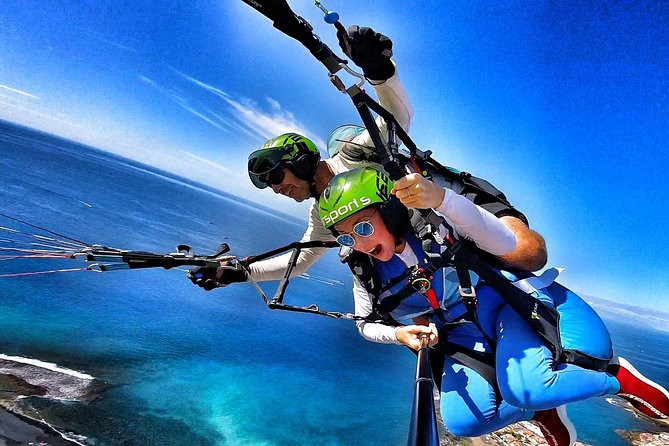 BRONZE Tandem Paragliding Flight in South Tenerife, Free Pick up - Pickup and Meeting Point