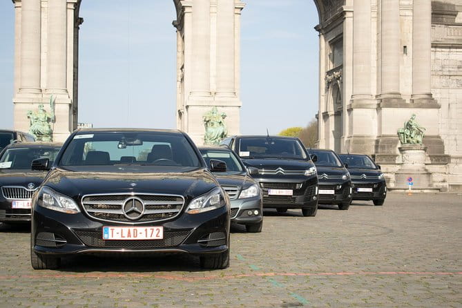 Brussels City all area to Brussels Airport BRU - Private Airport transfer 1-7pax - Key points / Takeaways