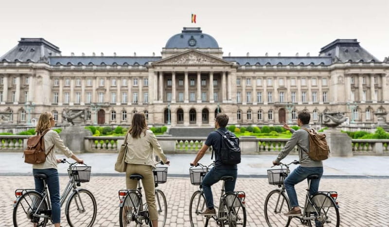 Brussels: Private City Tour on Bike with Drink Stop - Key points / Takeaways