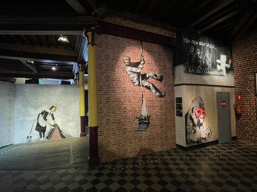 Brussels: The World of Banksy Museum Permanent Exhibition - Exhibition Location and Layout