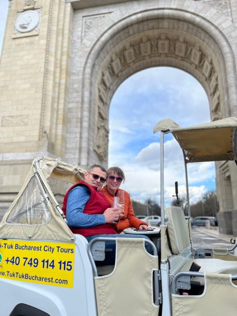 Bucharest: Tuk Tuk Romantic Tour With Minibar - Key Points