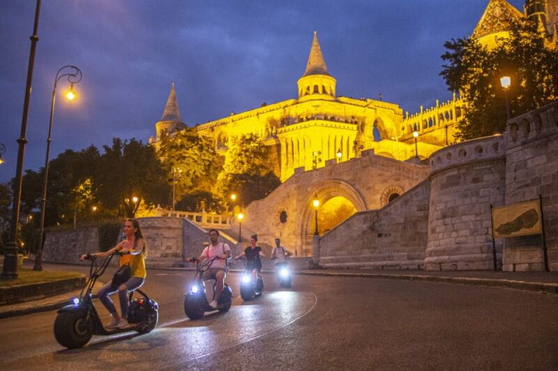 Budapest: Buda Castle E-Scooter Evening Tour - The Itinerary: A Nighttime Tour of Iconic Sights