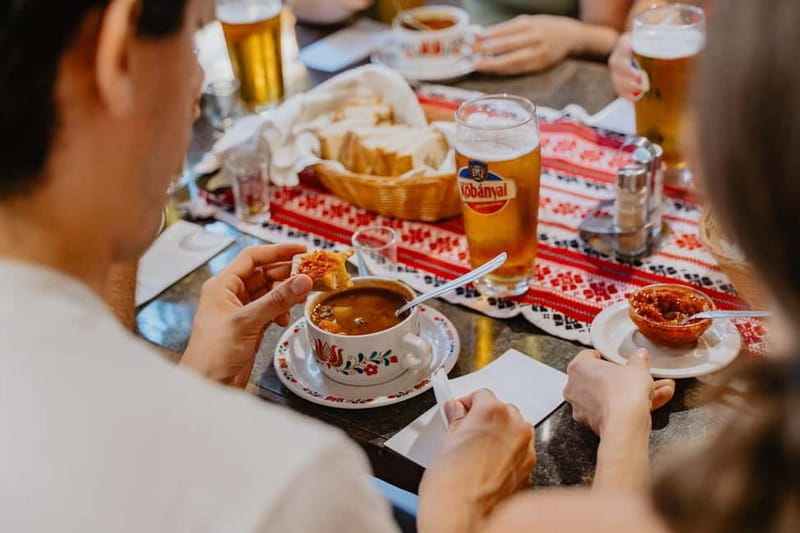 Budapest: Food Tour Market-to-Tavern: 14+ Tasters & Wines - Sweet and Savory Treats at Local Bakeries and Restaurants