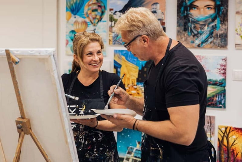 Budapest: Paint and sip experience - Who Will Love This?