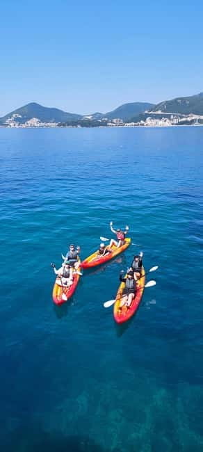 Budva: Becici Beach to Sveti Stefan Island Kayak Tour - Key points / Takeaways