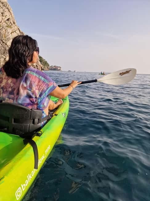 Budva: Becici Beach to Sveti Stefan Island Kayak Tour - Price and Logistics: Value for Money