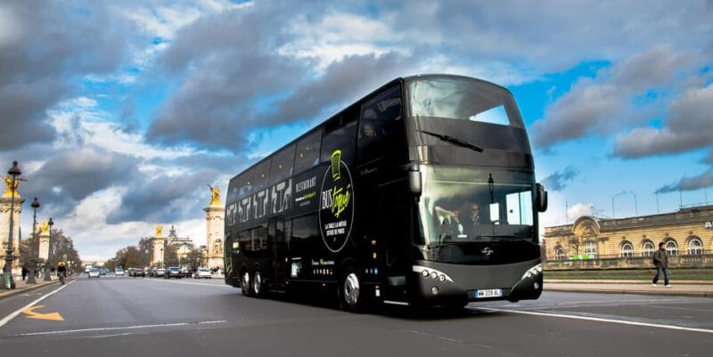 Bus Toqué Champs Elysées Tour w/ 3-Course Dinner & Champagne - A Unique Way to See Paris: The Bus Toqué Champs Elysées Tour