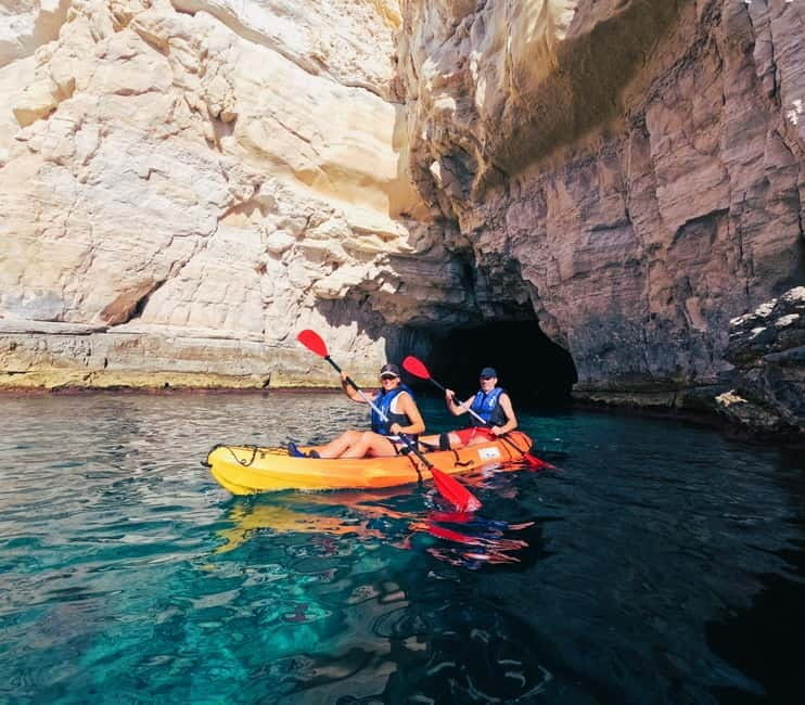 CABO DE GATA: GUIDED KAYAK ROUTE + SNORKEL + FREE PHOTOS - Key points / Takeaways