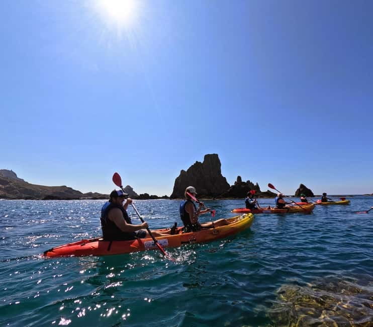 CABO DE GATA: GUIDED KAYAK ROUTE + SNORKEL + FREE PHOTOS - Exploring Cabo de Gata by Kayak: An In-Depth Look