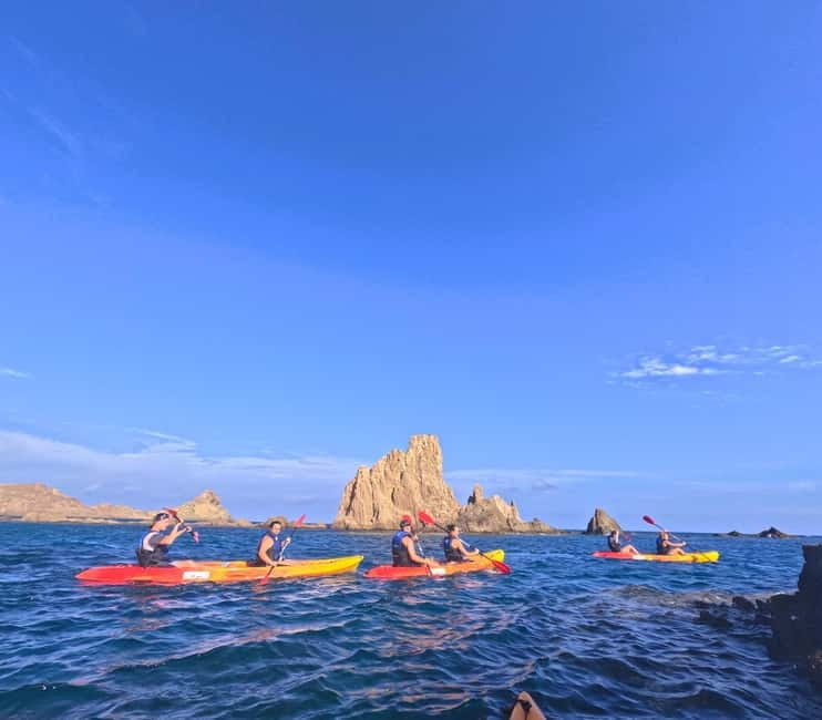 CABO DE GATA: GUIDED KAYAK ROUTE + SNORKEL + FREE PHOTOS - FAQs
