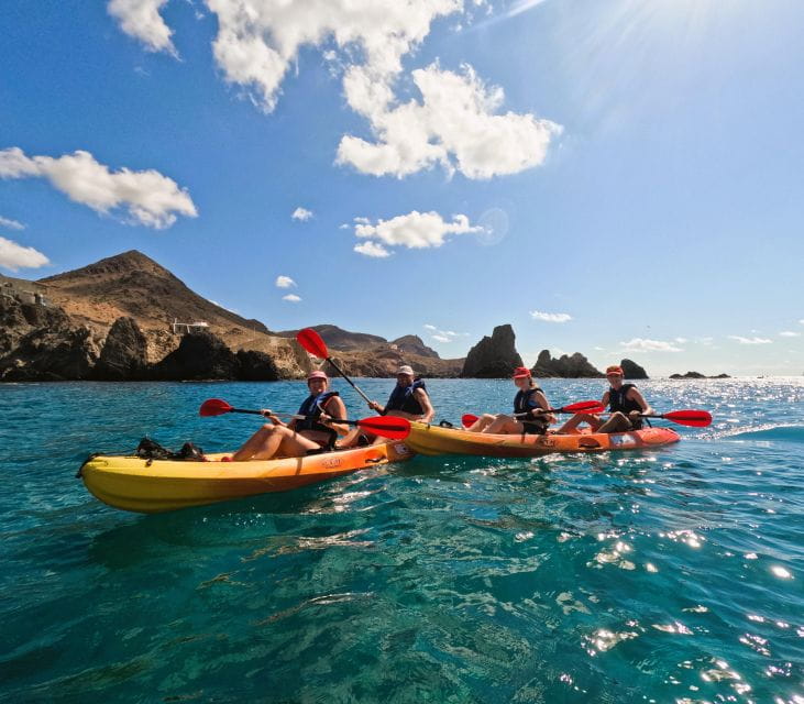 CABO DE GATA: GUIDED KAYAK ROUTE + SNORKELING + FREE PHOTOS - Key Points