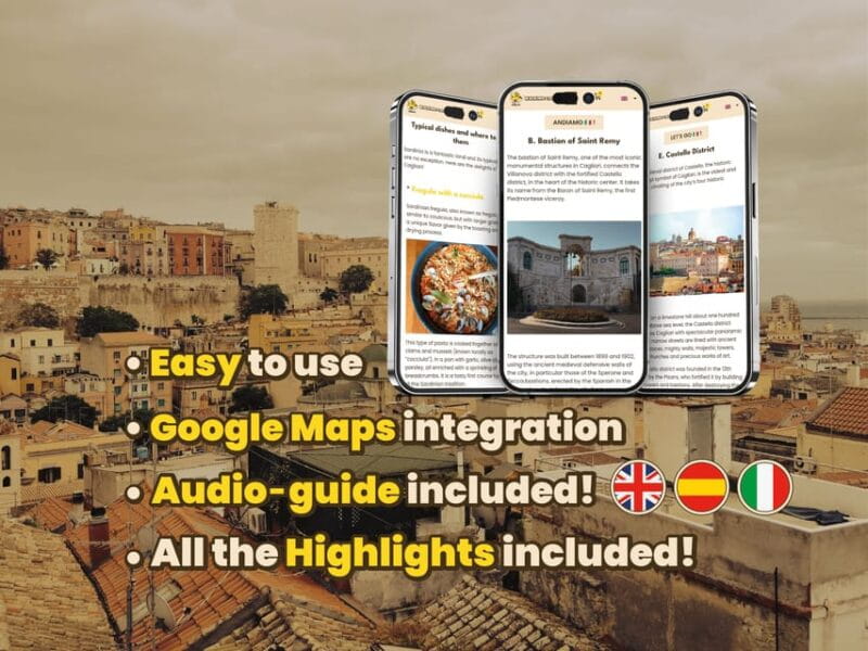 Cagliari: digital guide made with a local for a walking tour - Visiting Cagliari’s Main Monuments and Sites