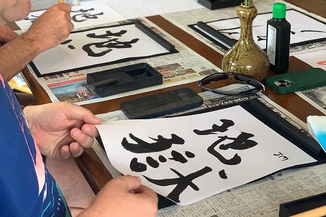 Calligraphy Class for Beginners in a Century-old Japanese House - Memorable Keepsake