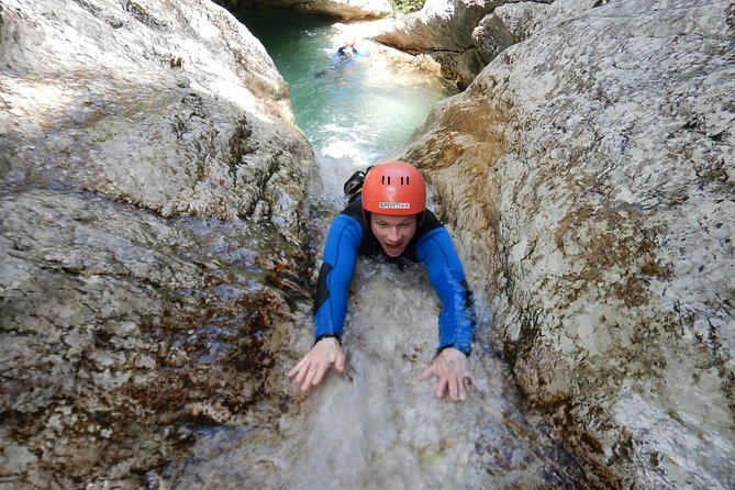 Canyoning in Susec Gorge From Bovec - Navigating Natural Waterslides